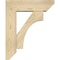 Ekena Millwork Westlake Slat Rough Sawn Bracket w/ Offset Brace, Douglas Fir, 6"W x 18"D x 22"H BKT0604X18X22WTL06RDF - alternate 2